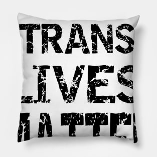 Black trans Lives matter Pillow