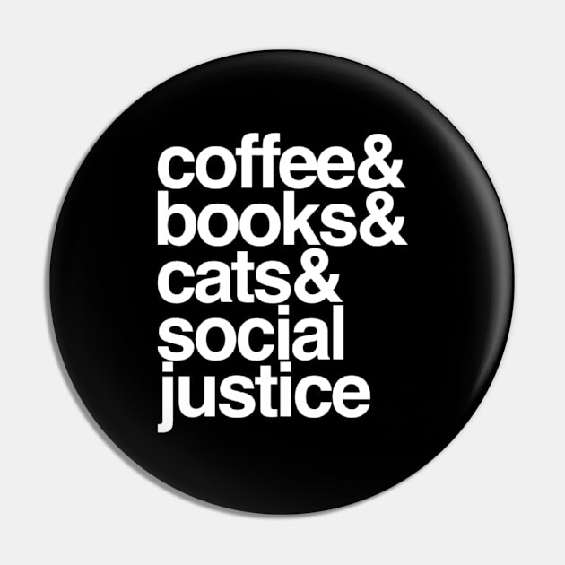 books coffee cats social justice gift social justice warrior Pin by Inspire Enclave