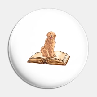 Golden Retriever Quote Pin