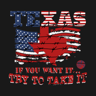 American Flag Texas Gift Idea Civil War T-Shirt