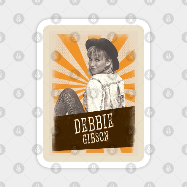 Vintage Aesthetic Debbie Gibson Magnet by SkulRose