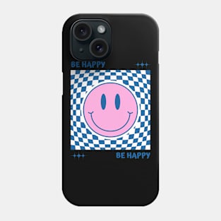 Be Happy Retro Smiley Face Phone Case