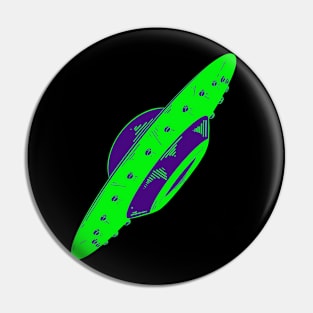 Retro Ufo Pin