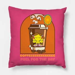 Coffee Fuel For The Day Pillow
