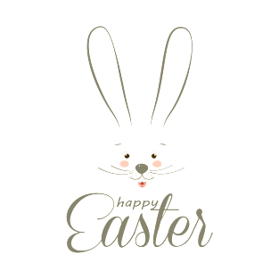 Happy Easter Holiday, Easter Bunny Art T-Shirt