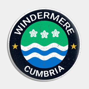 Windermere - Cumbria Flag Pin