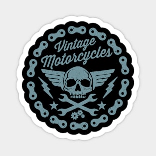 Vintage Motorcycles - Motorcycle Graphic Magnet