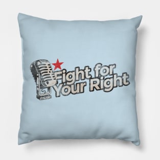 Fight for Your Right - Vintage Karaoke song Pillow