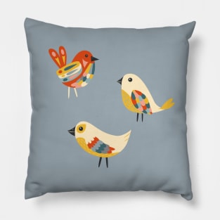 Winter Birds Pillow