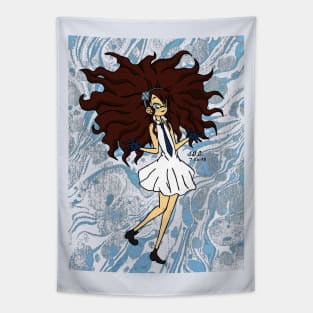 Crazy Locks Tapestry