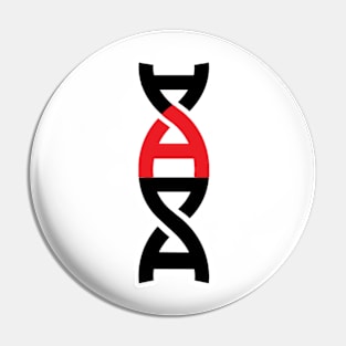 Discrete Atheist Logo Pin