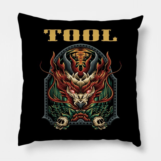 TOOL BAND Pillow by MrtimDraws