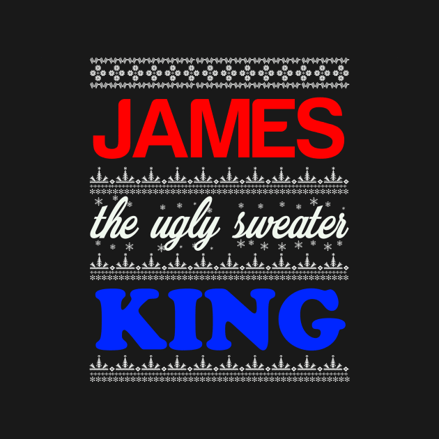 JAMES the Ugly Sweater King> Happy Holidays by CoolApparelShop