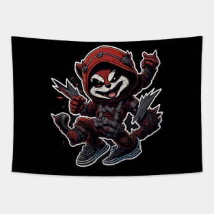 Red Panda Ninja_009 Tapestry