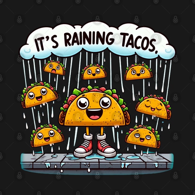 It's Raining Tacos Funny Taco Lovers cinco de mayo kids girls boys by MetAliStor ⭐⭐⭐⭐⭐