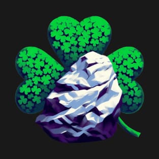 Shamrock And Rock Saint Patricks Day T-Shirt