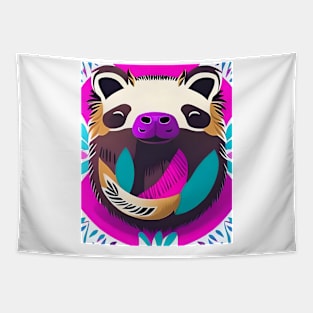 Hang in There Sloth T-Shirt#4 Tapestry