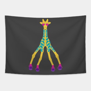 Y2K Giraffe in Sunglasses Tapestry