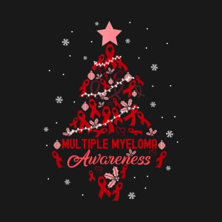 Christmas Tree Multiple Myeloma Awareness T-Shirt