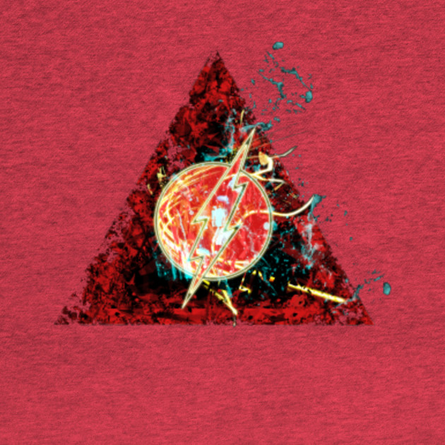 The Flash Logo Digital Painting The Flash Kids Hoodie Teepublic