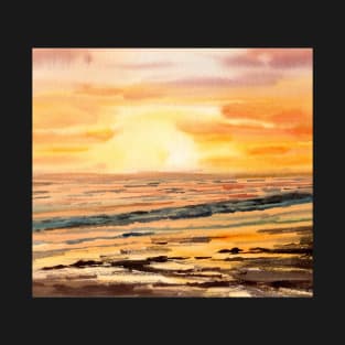 Watercolour sunset T-Shirt