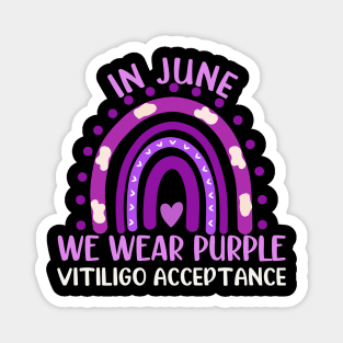 Vitiligo Awareness My Skin My Pride Vitiligo Acceptance Magnet