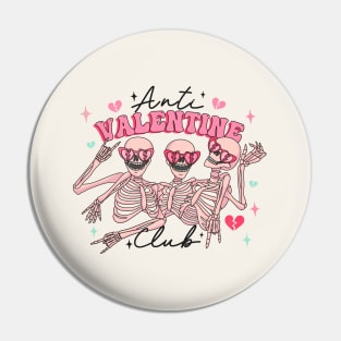 Anti Valentine Club Pin