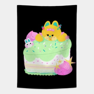 Kitty cake Tapestry