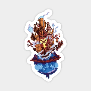 Hollow Bastion Pixel Art Magnet