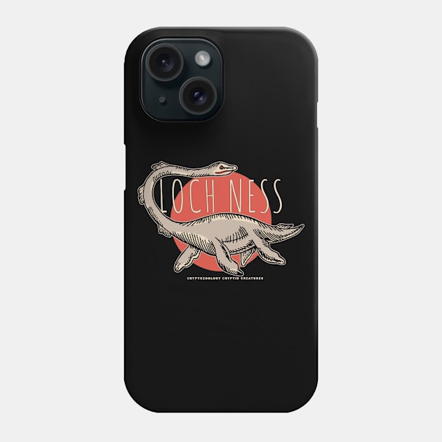 Cryptozoology Cryptid Creatures Phone Case by KewaleeTee