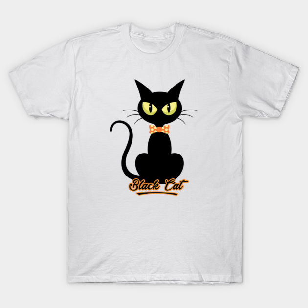 black cat t shirt uk