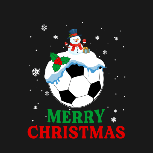 Merry Christmas Soccer Xmas Gift T-Shirt