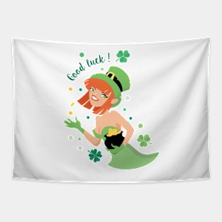 Good luck St Patrik's day Tapestry