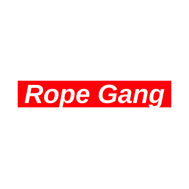 Rope Gang // Red Box Logo by FlexxxApparel