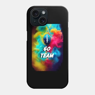 Go Team! Football Color Cloud Phone Case