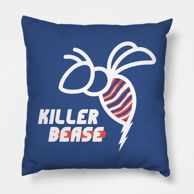 Buffalo's Killer Bease Pillow by Carl Cordes