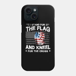 Yorkie Dog Stand For The Flag Kneel For Fallen Phone Case