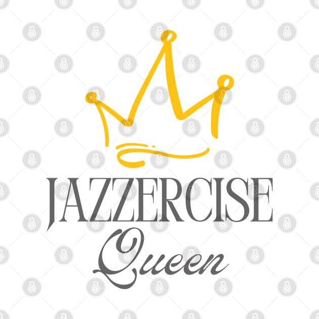 Jazzercise Queen Gray by Tea Time Shop