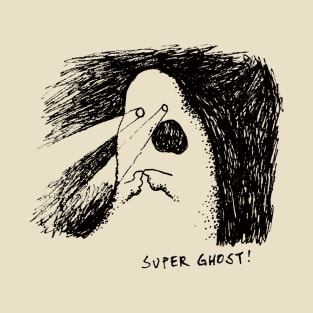 Super Ghost Sketch T-Shirt