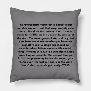 Fitness Test Script Pillow