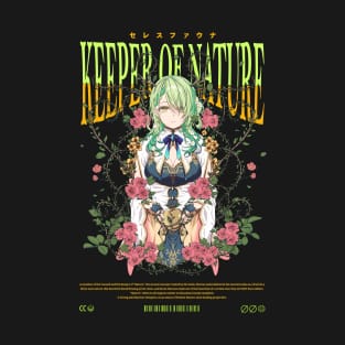 Hololive English Ceres Fauna - Keeper of Nature T-Shirt