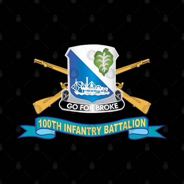 100th Infantry Battalion w Br - SSI - Ribbon X 300 by twix123844