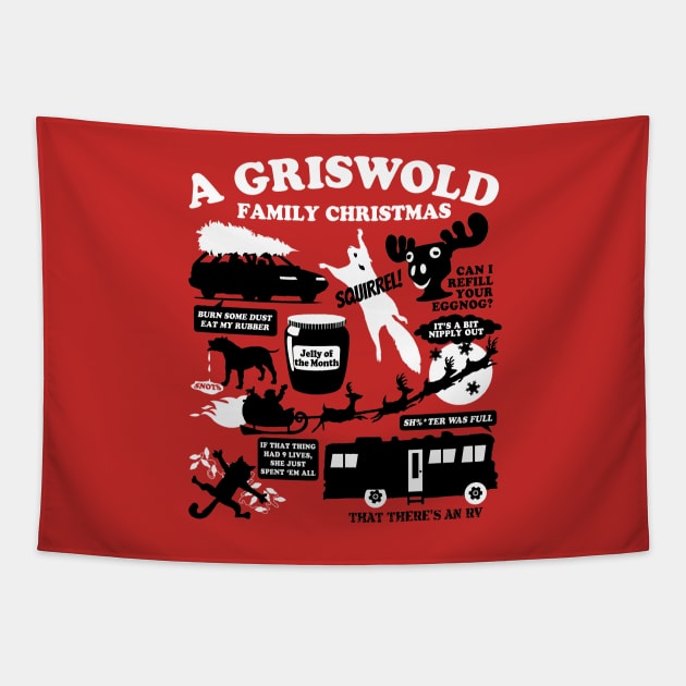 A Griswold Family Christmas T-Shirt Tapestry by klance