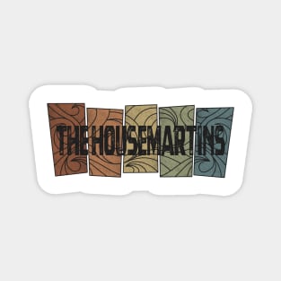 The Housemartins Retro Pattern Magnet