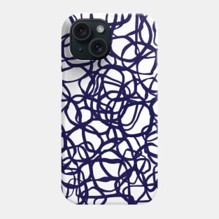 Blue stripes Phone Case