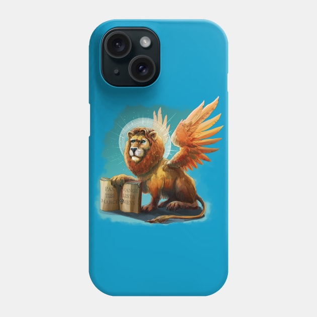 Winged Lion - St Mark Phone Case by pakowacz