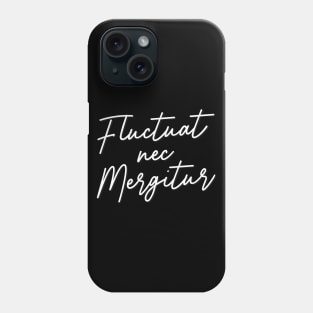 Fluctuat Nec Mergitur tossed by the waves Paris Motto Phone Case