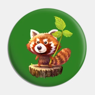 Red Panda Pin