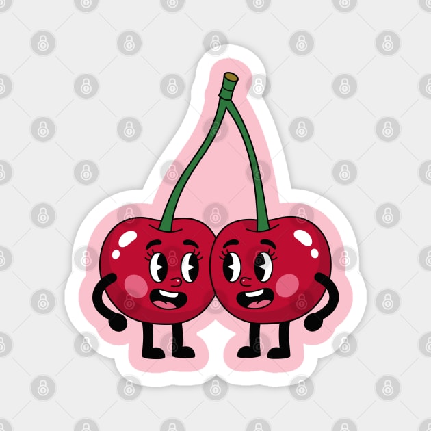 Cherry Duo Magnet by enrynz