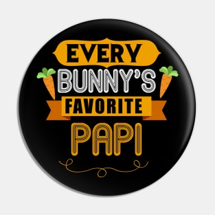 MENS EVERY BUNNYS FAVORITE PAPI SHIRT CUTE EASTER GIFT Pin